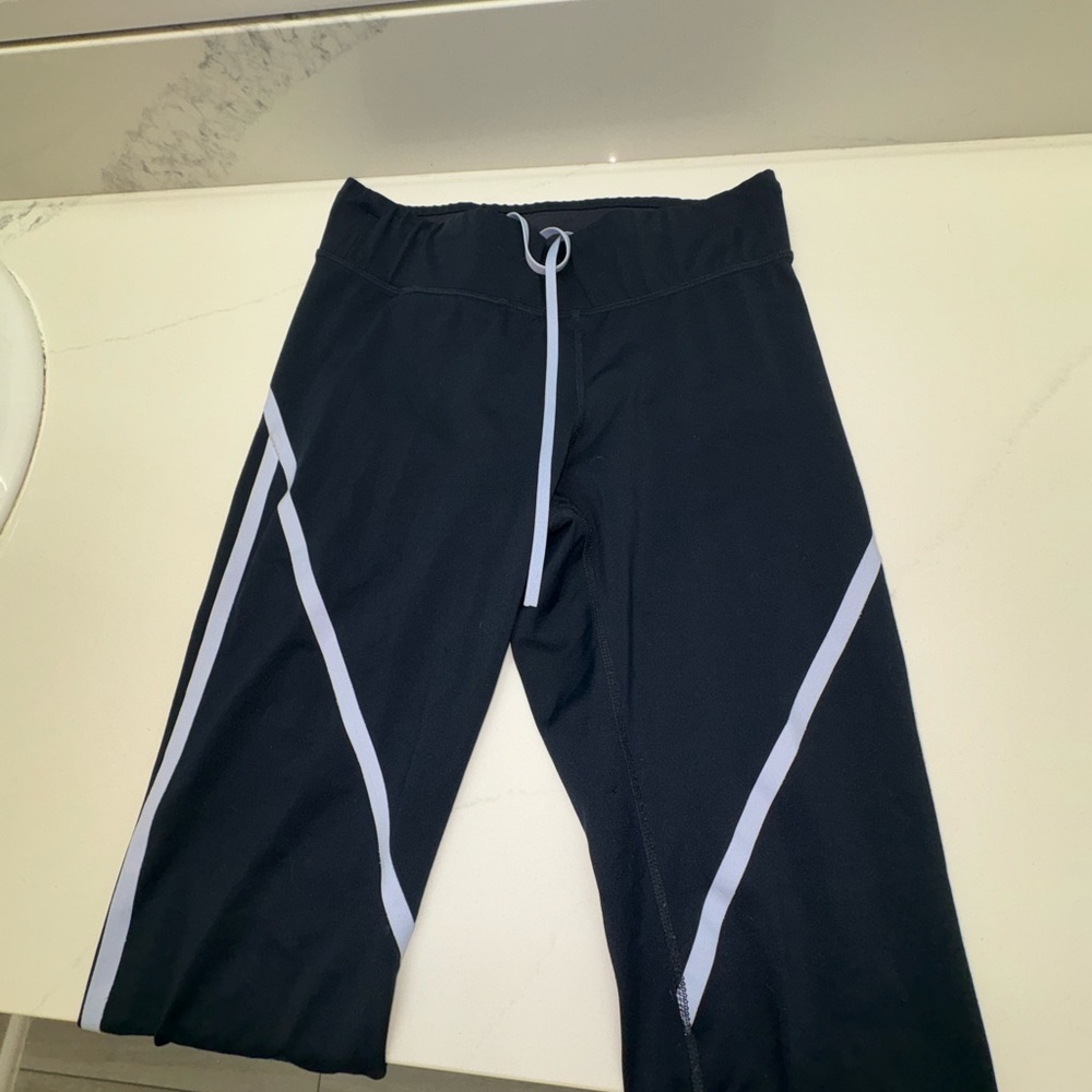 Kids Black and White Athletic Bottoms
